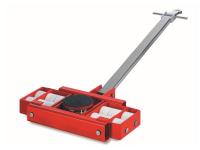 Роликовая платформа поворотная TOR X12 г/п 
12тн (с ручкой)