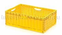 Ящик складной, 600х400х220 мм, желтый