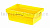 Вкладываемый контейнер KVR 6422 с усиленным дном желтый